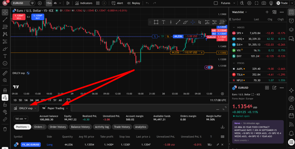 FTO Import TradingView Export step1