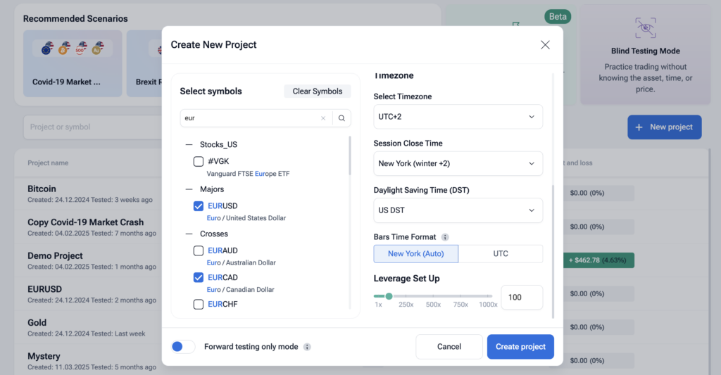 Create project