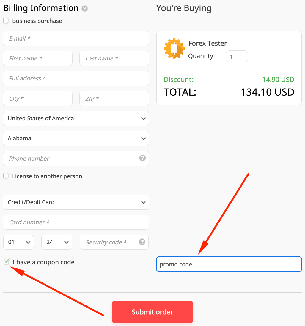 TradingView Alternativen – Kostenlos & Bezahlt: billing information