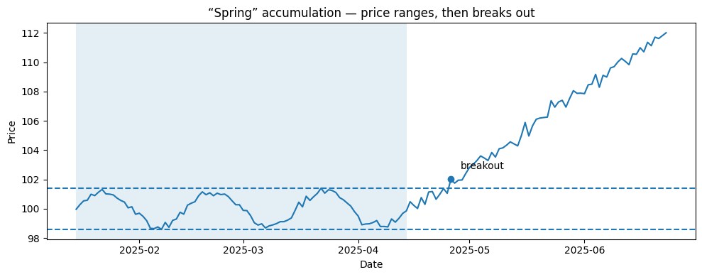 Spring accumulation