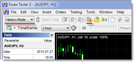 Forex tester import data