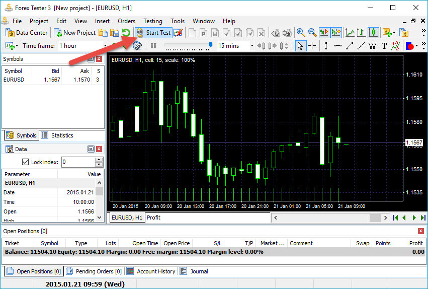 forex trading backtesting software